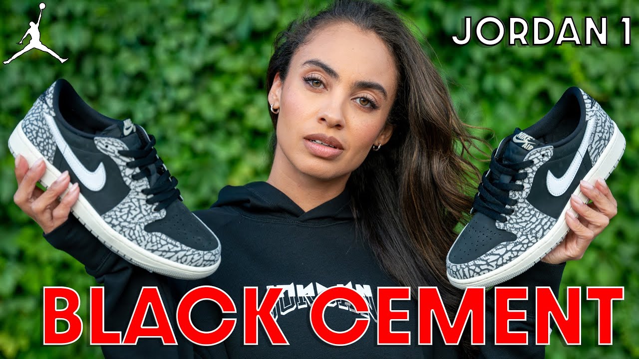 Why don't more people like the Air Jordan 1 Low Black Cement? On Foot Review and How to Style
