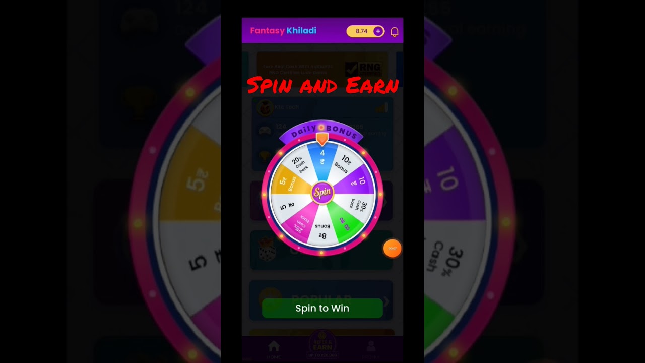 Earning app in Kannada Today | Spin and Earn apps Kannada | New Earning app Today | #short #shorts