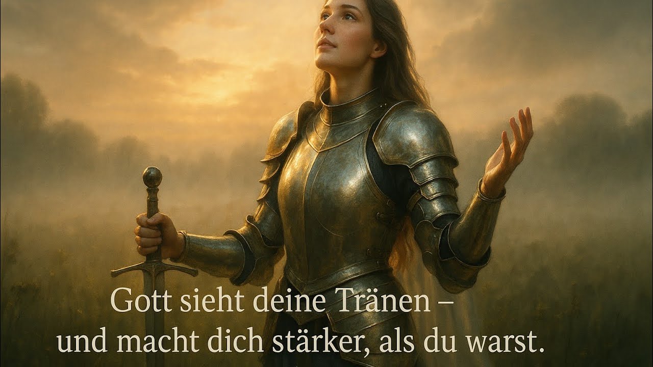 Gott sieht deine Tränen 🌿 – Er macht dich stärker, als du jemals warst | Christliche Motivation