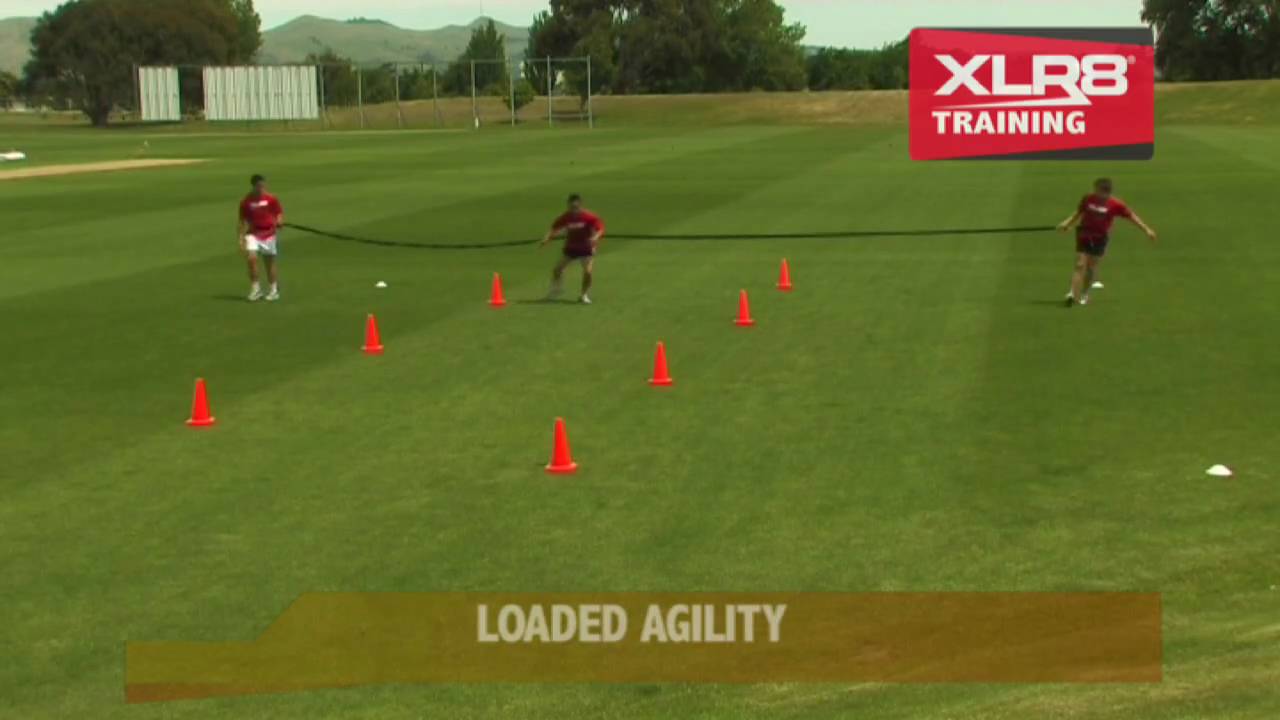 XLR8 Loaded Agility Drills with Overspeed Trainers