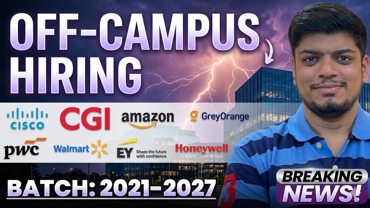 🔥Крупнейший наем в сфере IT | EY, PwC, Amazon, CGI, Cisco, Walmart | Вакансии для выпускников 202...