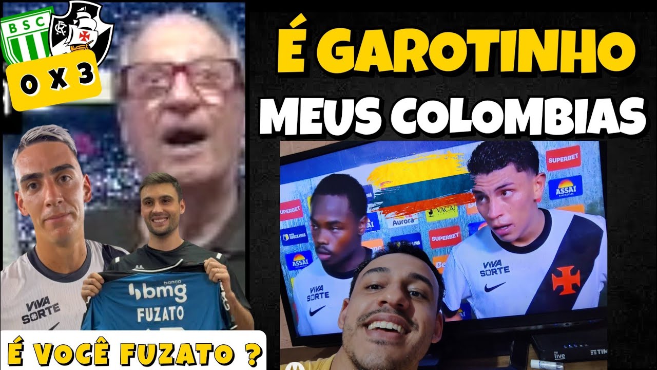 ATÉ O GAROTINHO NO RÁDIO FICOU IMPRESSIONADO COM A.GÓMEZ/ESSE J.ROJAS, EM !/OLHA O PUMA VASCO 3 x 0