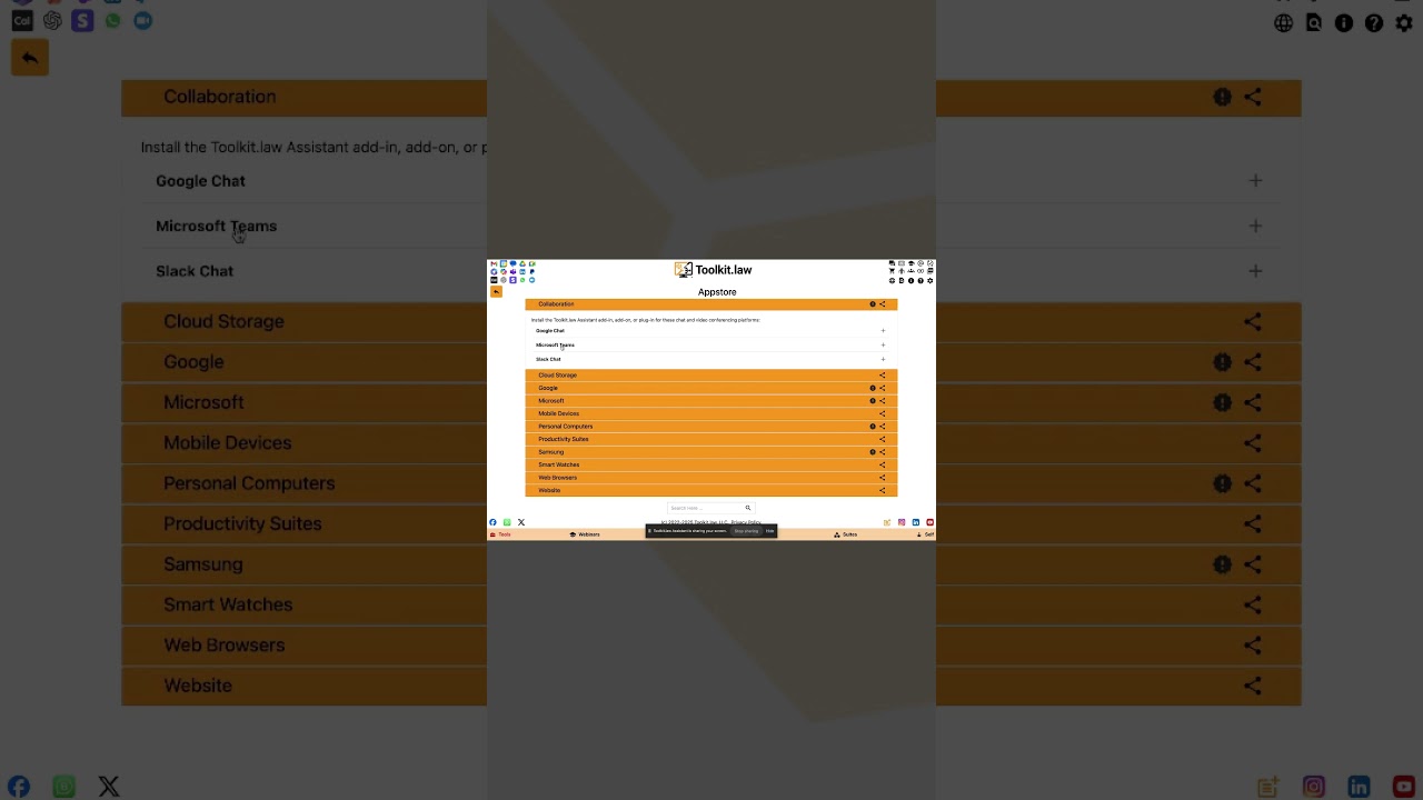 Toolkit.law Appstore: Access Anywhere
