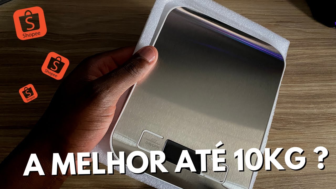 UNBOXING Balança de Cozinha e de ALTA Precisão Shopee até 10KG