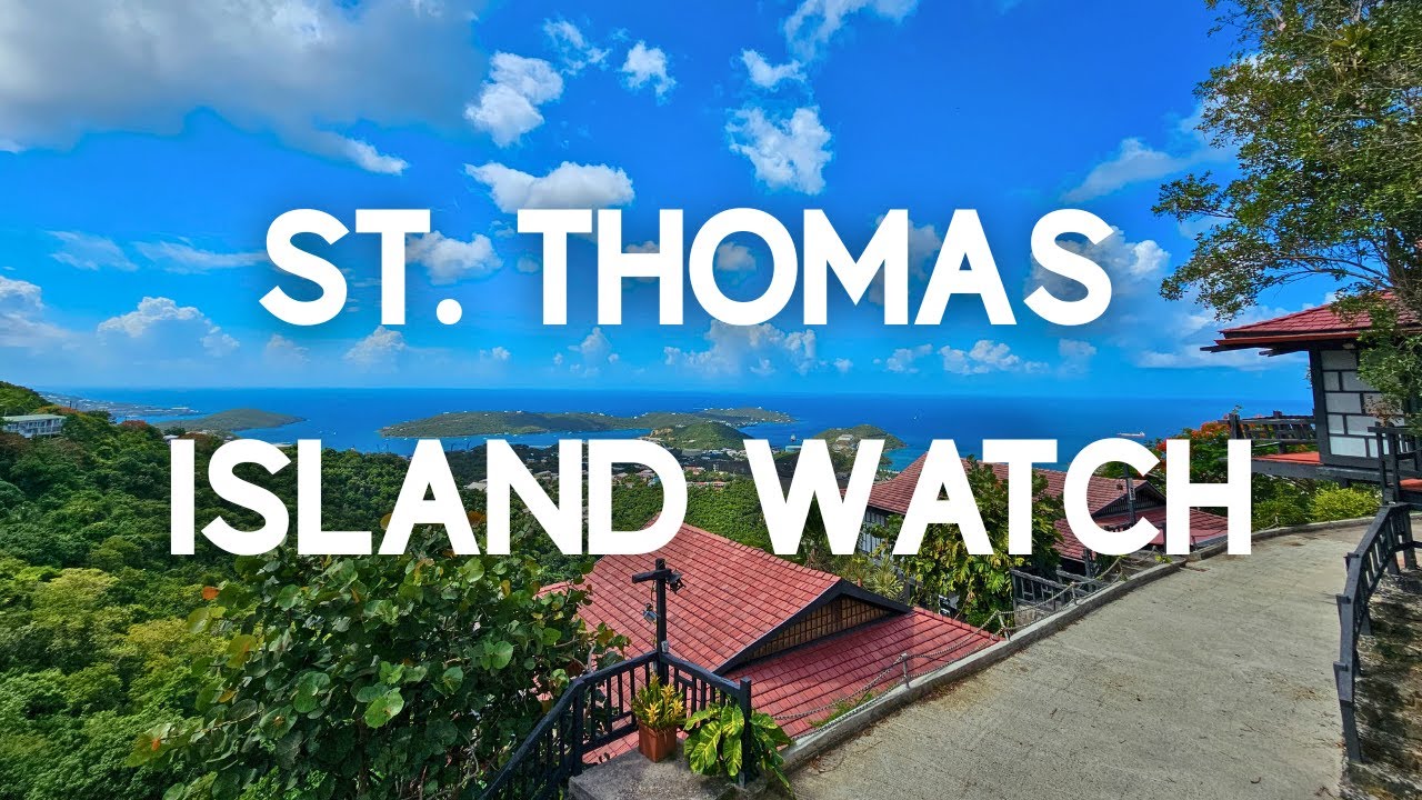 LIVE: St. Thomas Island Watch: Crown Bay Cruise Port, Planes & Caribbean Views