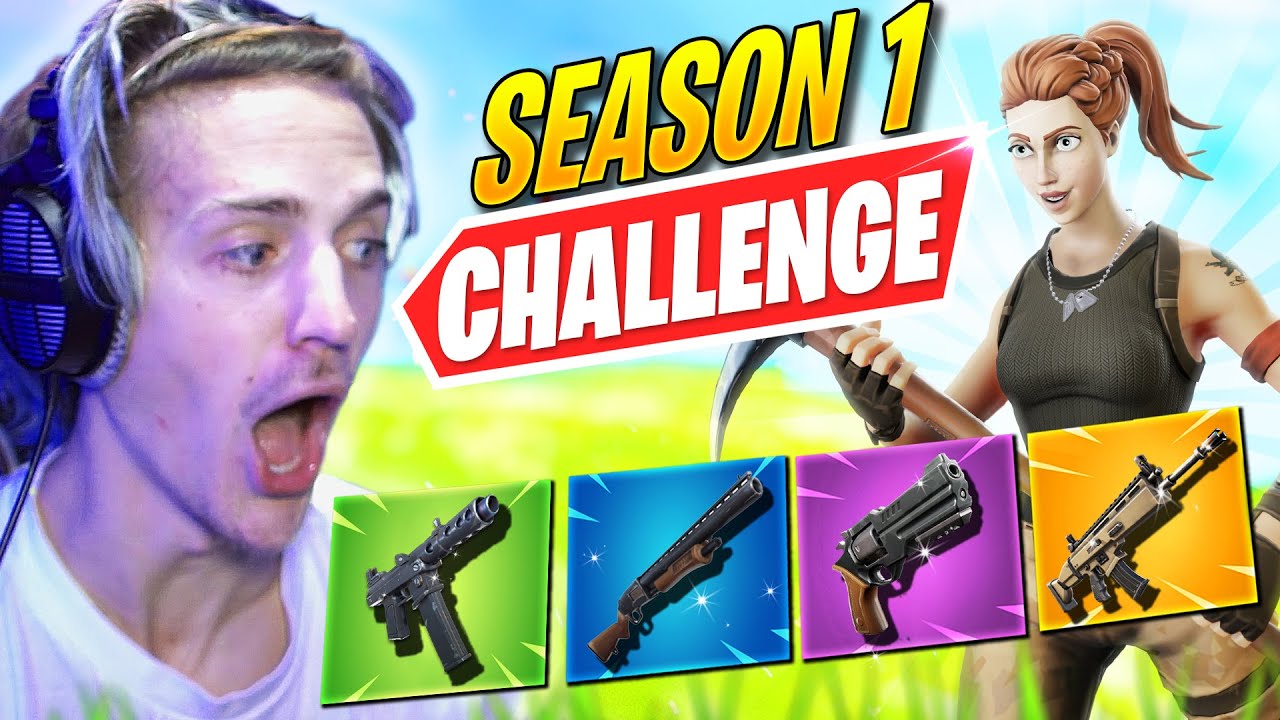 FORTNITE SEASON 1 CHALLENGE W/ @SypherPK , @Myth_YT  & @TypicalGamer