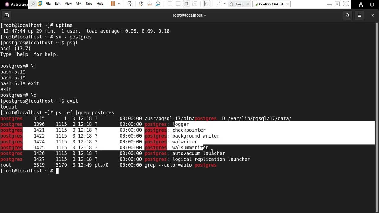 Postgresql Basic 15 commands