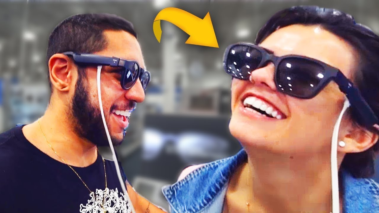 MEU DEUS, ESSE ÓCULOS TOCA MÚSICA!!! (AUTO FALANTE)