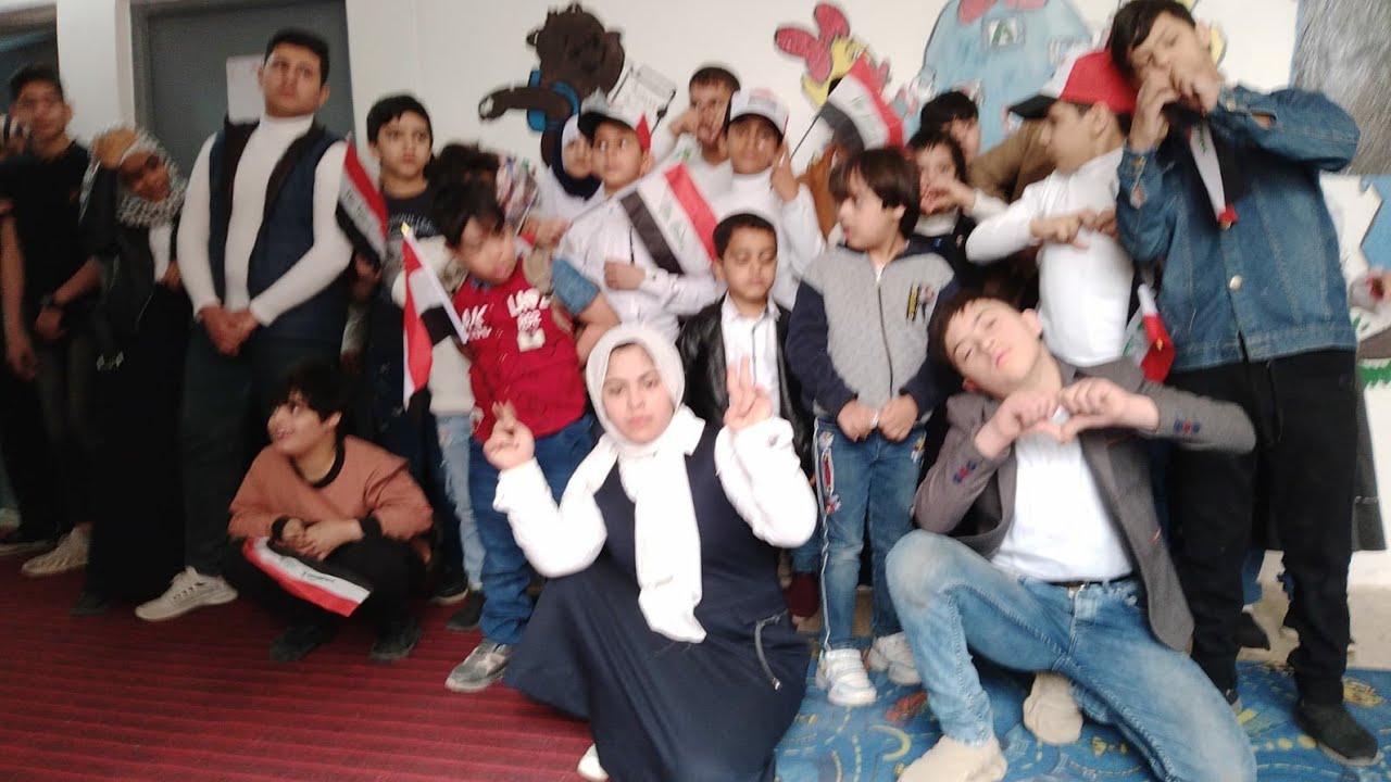 النجف،مدرسة ديمة لذوي الاحتياجات الخاصة مبادرة خير احلى اطفال بالدنيا شكرا كادرالادارة والمعلمات