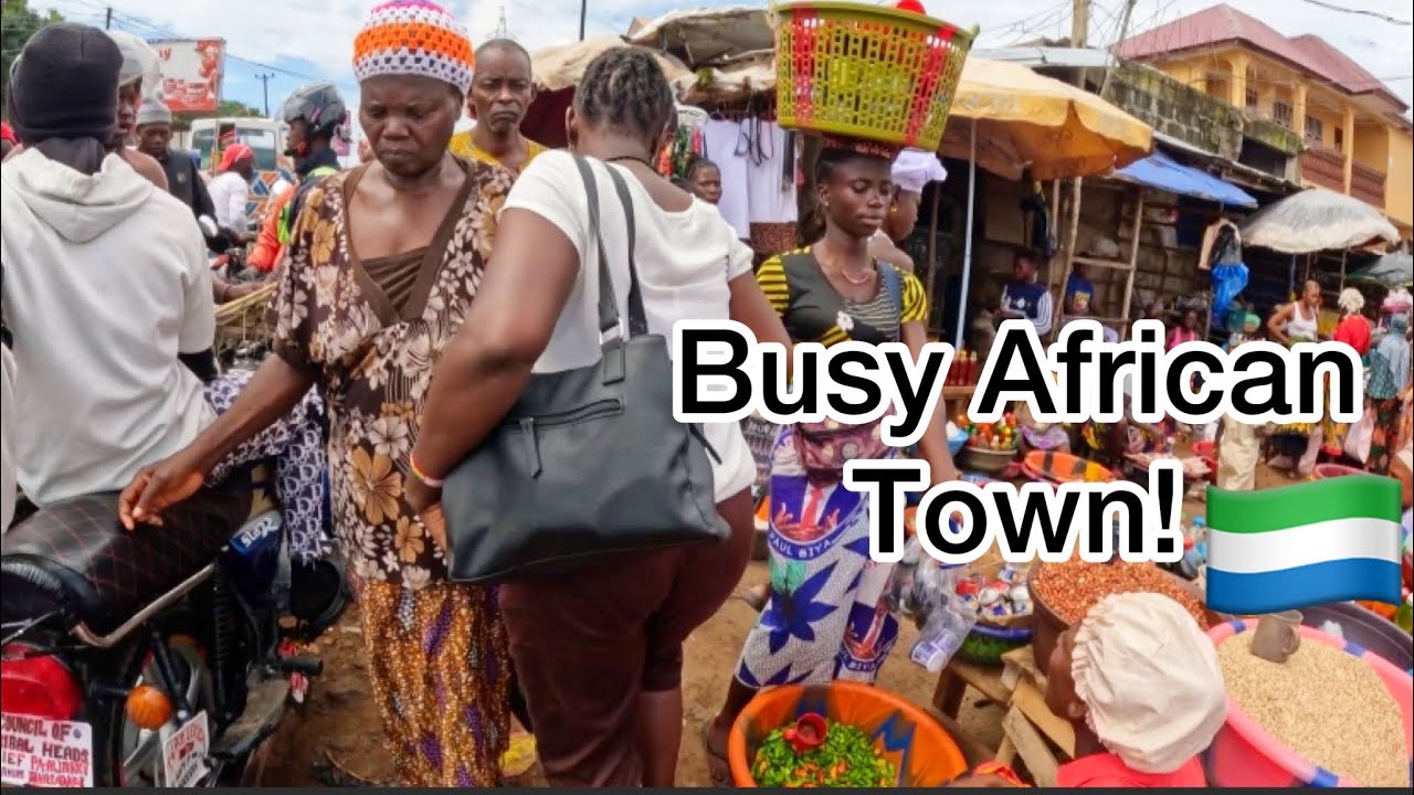 The Biggest Town in Western Rural, Sierra Leone|| Welcome to Waterloo Town. 🇸🇱