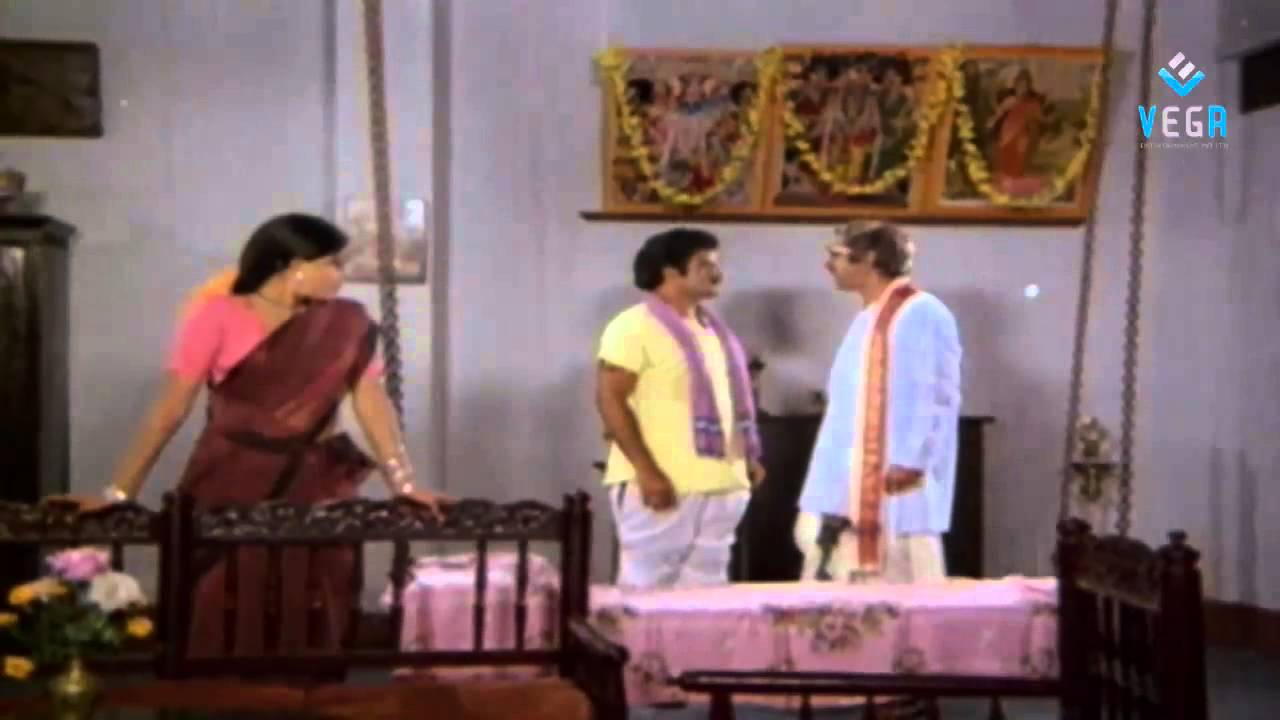 Muddula Krishnayya Movie - Vijayashanti and Balakrishan Best Scene