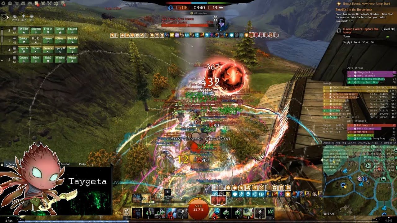 GW2 WvW - Mace Support Vindicator - Blast Healing with Karakosa