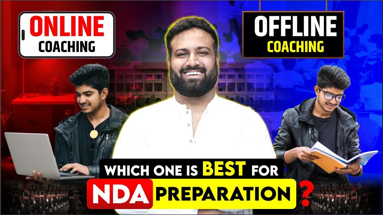 NDA Preparation: 🔥Online ya Offline Coaching? 🤔 Which One is Best for 2026 Aspirants? | Sumit Sir