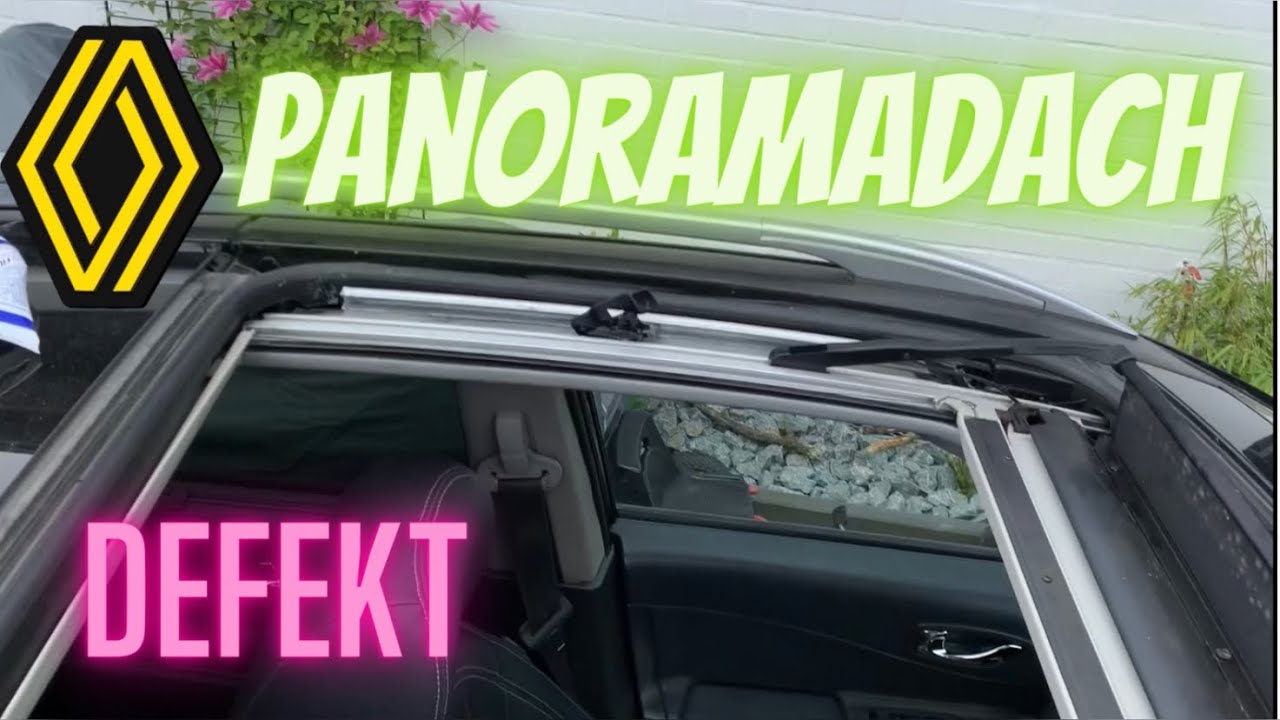 Panoramadach Renault ☀️ ( Koleos 2012 ) Reparatur nach defekt DIY