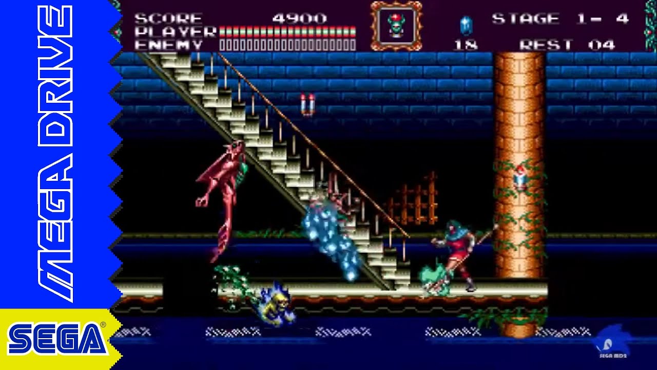 Castlevania: Vampire Killer (Sega Genesis/Mega Drive) - Longplay