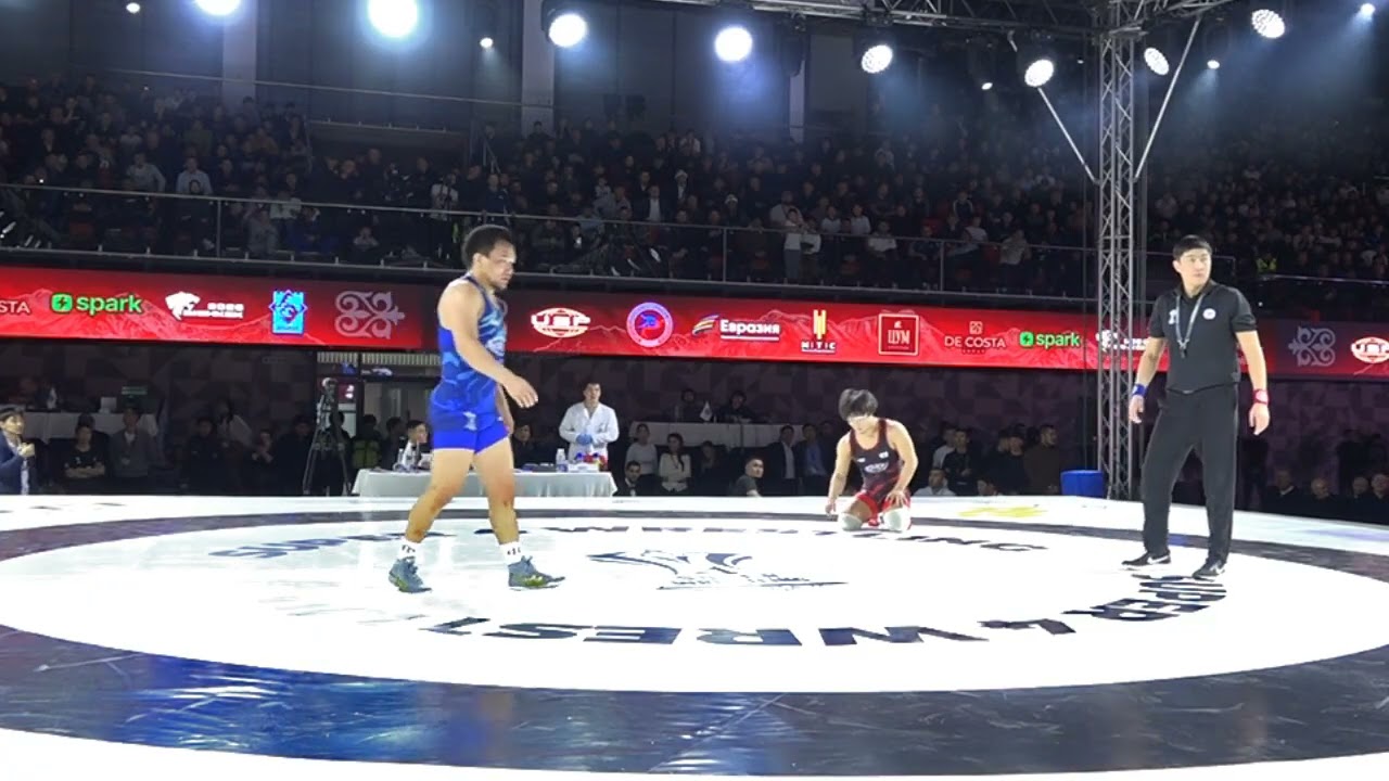 ВОЛЬНАЯ БОРЬБА. SUPER 4 WRESTLING. 74 кг Бронза. Ёсиносуке Аояги (JPN)-Орозобек Токтомамбетов (KGZ)