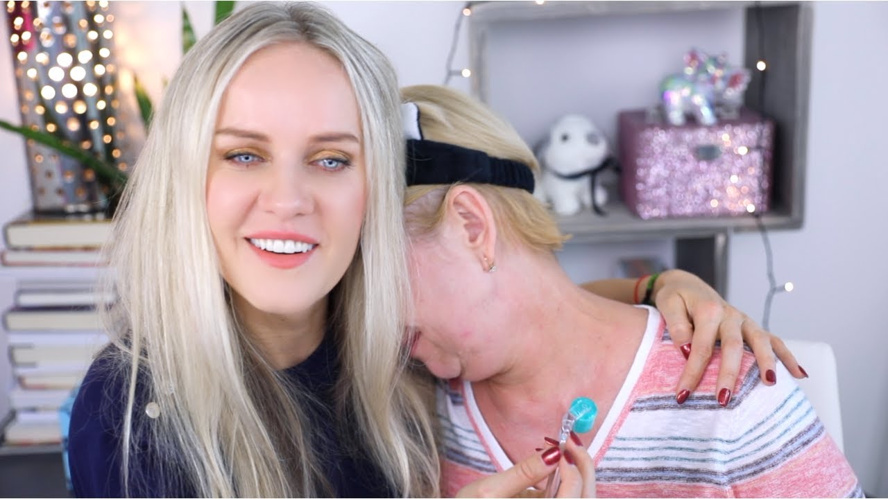 (emotional) DERMAROLLING WITH MY MOM, HER LIFE, AND BEAUTY TIPS