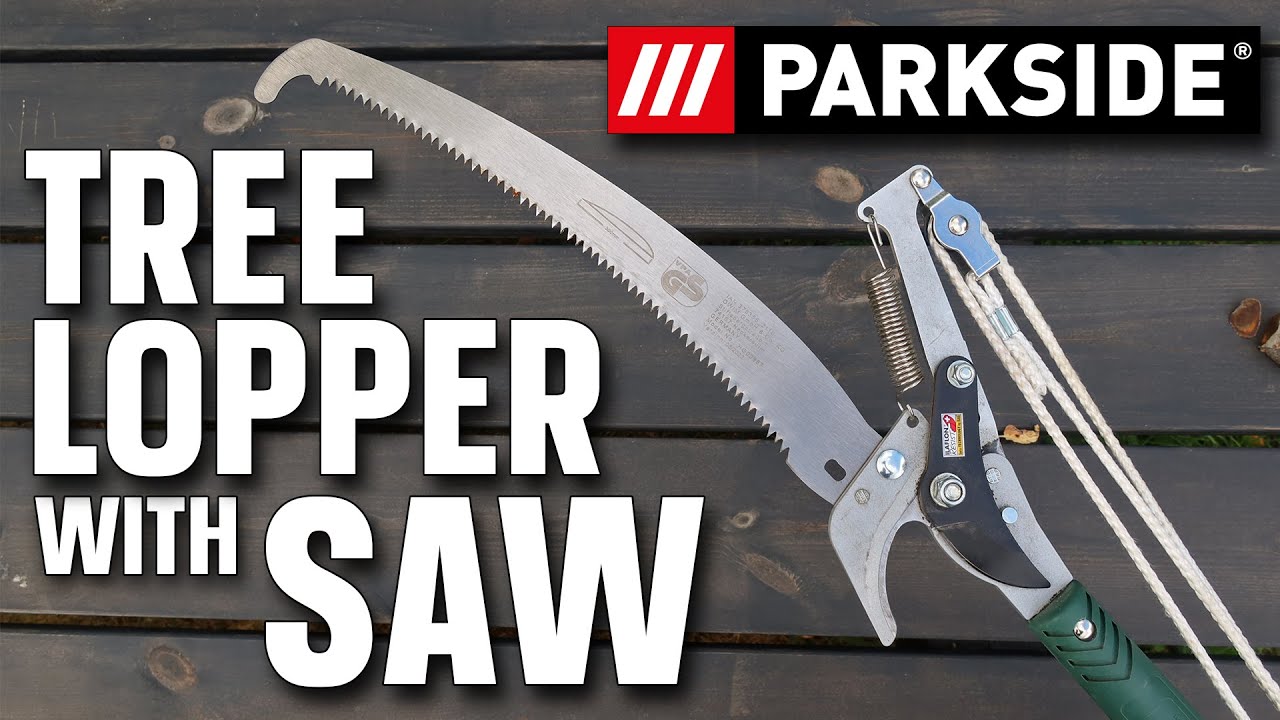 Parkside Extendable Tree Lopper with Saw - Pole Saw & Tree Pruner - 378355 - LIDL Tools