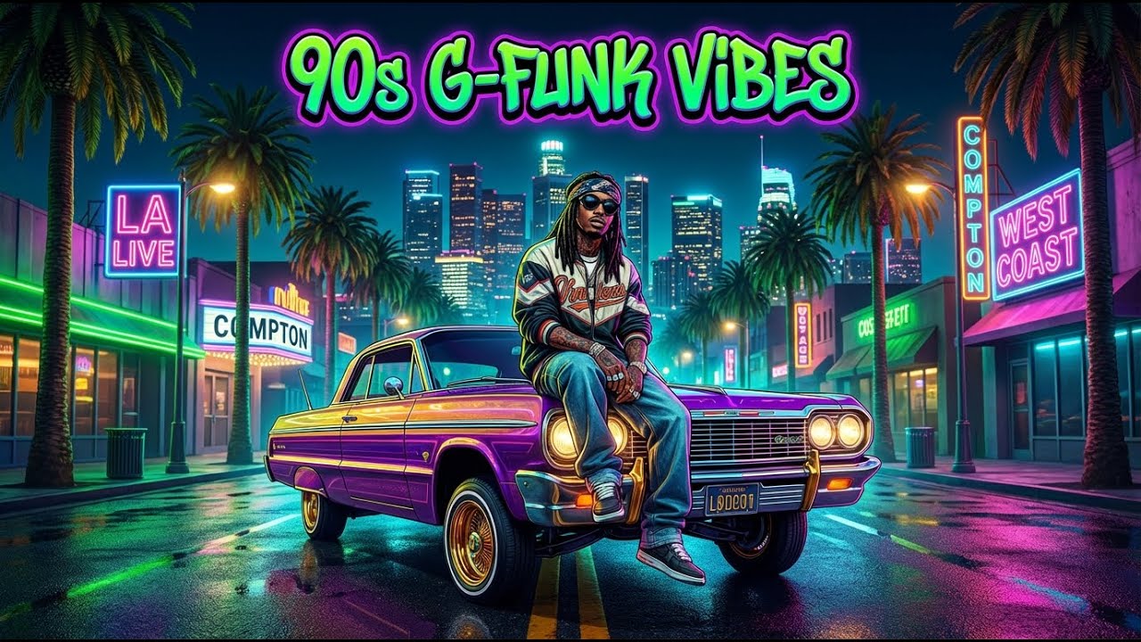 West Coast Night Drive 🔥 90s Hip Hop Live