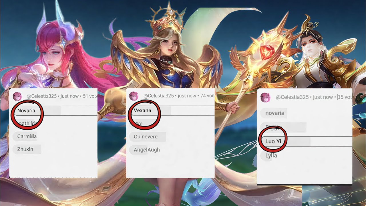 Mlbb But My VIEWERS VOTE For My CHARACTERS! 