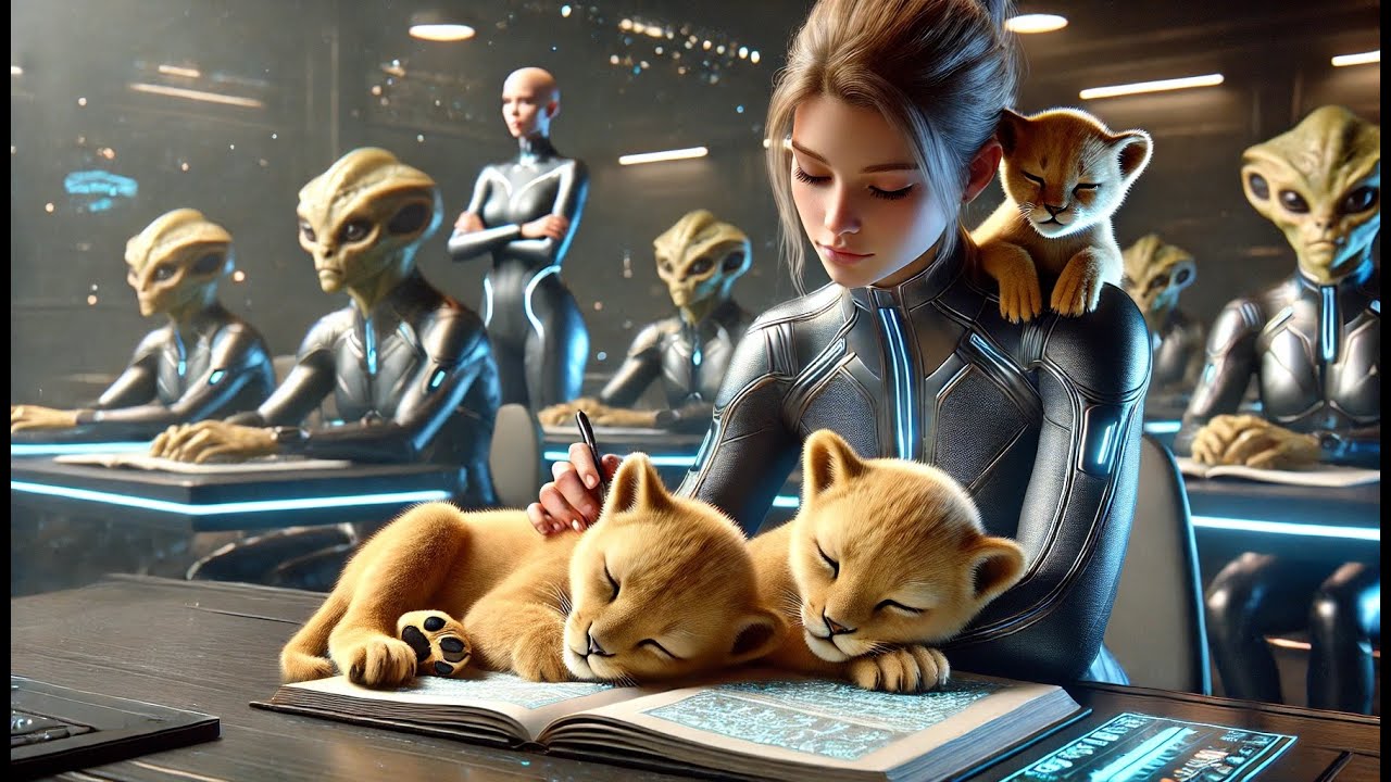 The Instructor Paused the Lesson — The Predator Cubs Were Sleeping Across a Human’s Notebook | HFY
