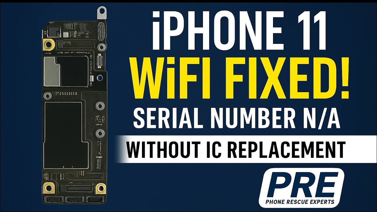 iPhone 11 WiFi FIXED –Serial Number N/A Problem Solved Without IC Replacement! |Phone Rescue Experts