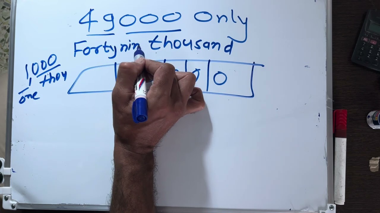 49000 only | 49,000 Spelling hindi english | Hindi