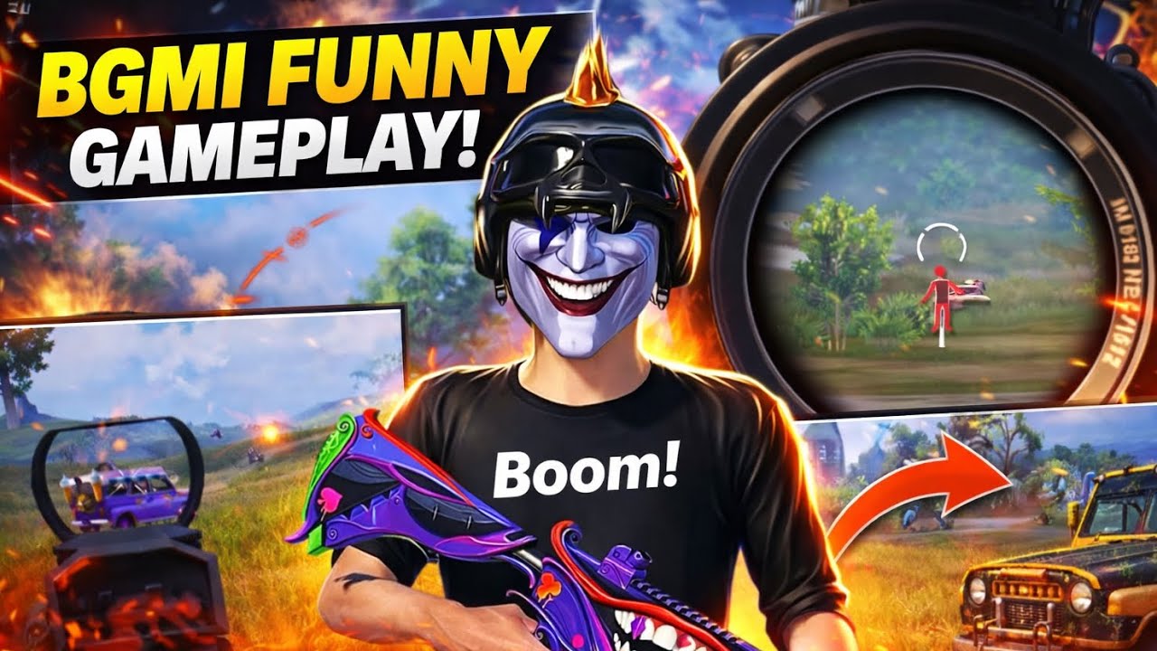 BGMI FUNNY GAMEPLAY • 3 Finger Faster Player In BGMI • BGMI-PUBGMOBLIE