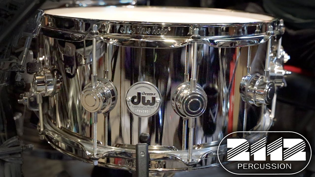 DW Collector's Series Nickel Over Brass Snare Drum 6.5x14