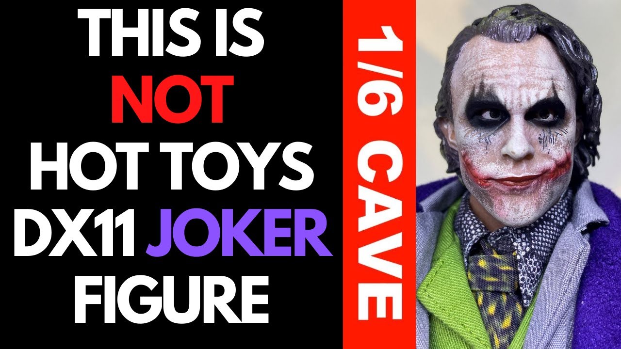 HC TOYS JOKER 1/6 SCALE FIGURE REVIEW (HOT TOYS KO) 1/6 CAVE