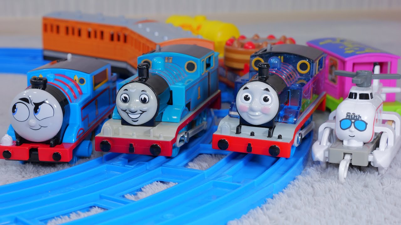 原作絵本の特別なトーマスが登場‼︎ きかんしゃトーマス原作出版80周年　プラレール　えほんトーマス　きかんしゃトーマス原作出版80周年 トーマスとハロルドのパーティーコレクション