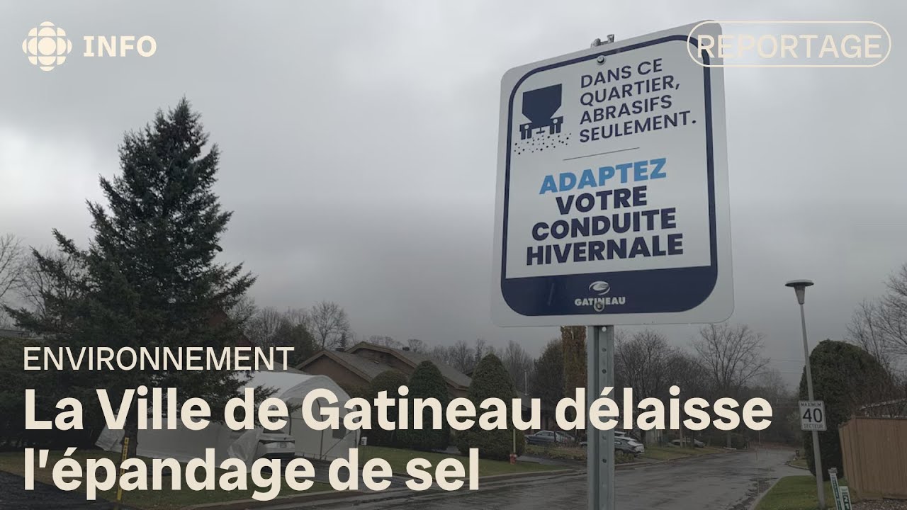 La Ville de Gatineau délaisse l’épandage de sel