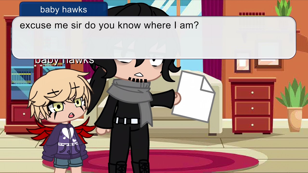 Hawks turn into a baby for a day part1