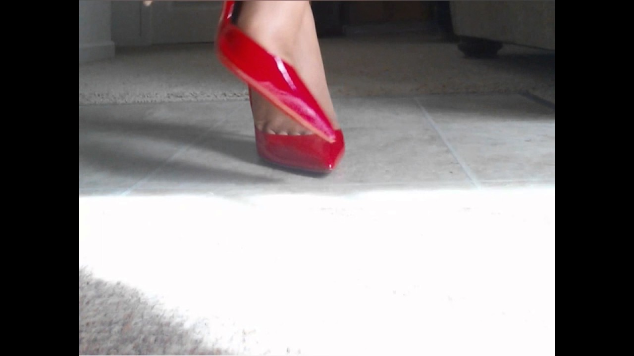 Christian Louboutin Iriza Half D'orsay Pump Review, Pavot Red (see description box)
