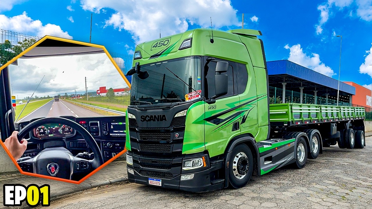 PRIMEIRO ROLE NO NOVO CONJUNTO 2026 😍 SCANIA NA CARRETINHA