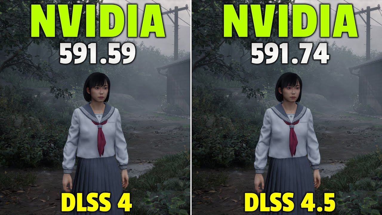 Nvidia Drivers (591.59 vs 591.74) DLSS 4 vs DLSS 4.5 - RTX 3060 Ti