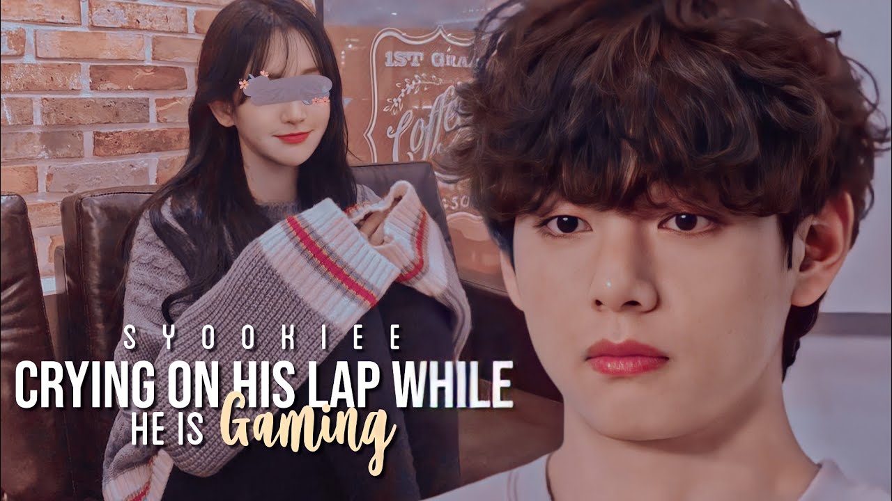 ꒰ 𝐒𝐘𝐊 ꒱ crying on his lap while he is gaming ⌇ taehyung ff ˖ oneshot