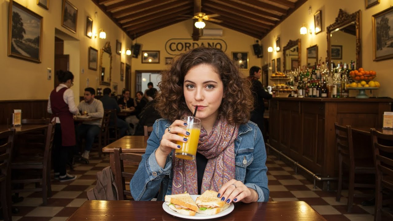 Sonido ambiente restaurante, gente hablando de fondo 🎧
