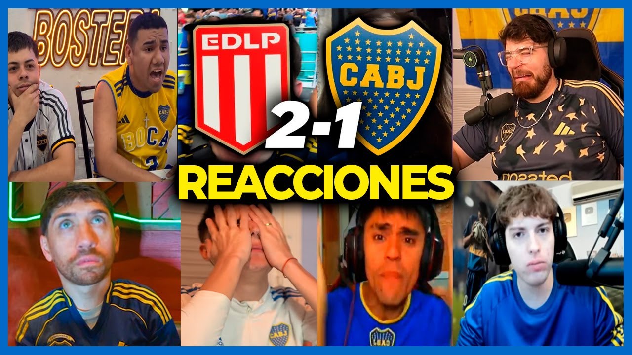 LAS MEJORES REACCIONES DE BOSTEROS a la DERROTA de BOCA ante ESTUDIANTES 🏆