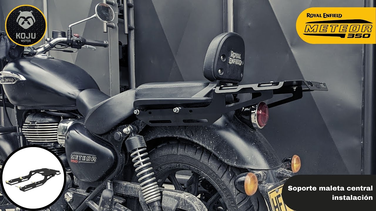🔧🧰 Instalación Soporte maleta central / Parrilla / Rack / KOJU para Royal Enfield Meteor 350