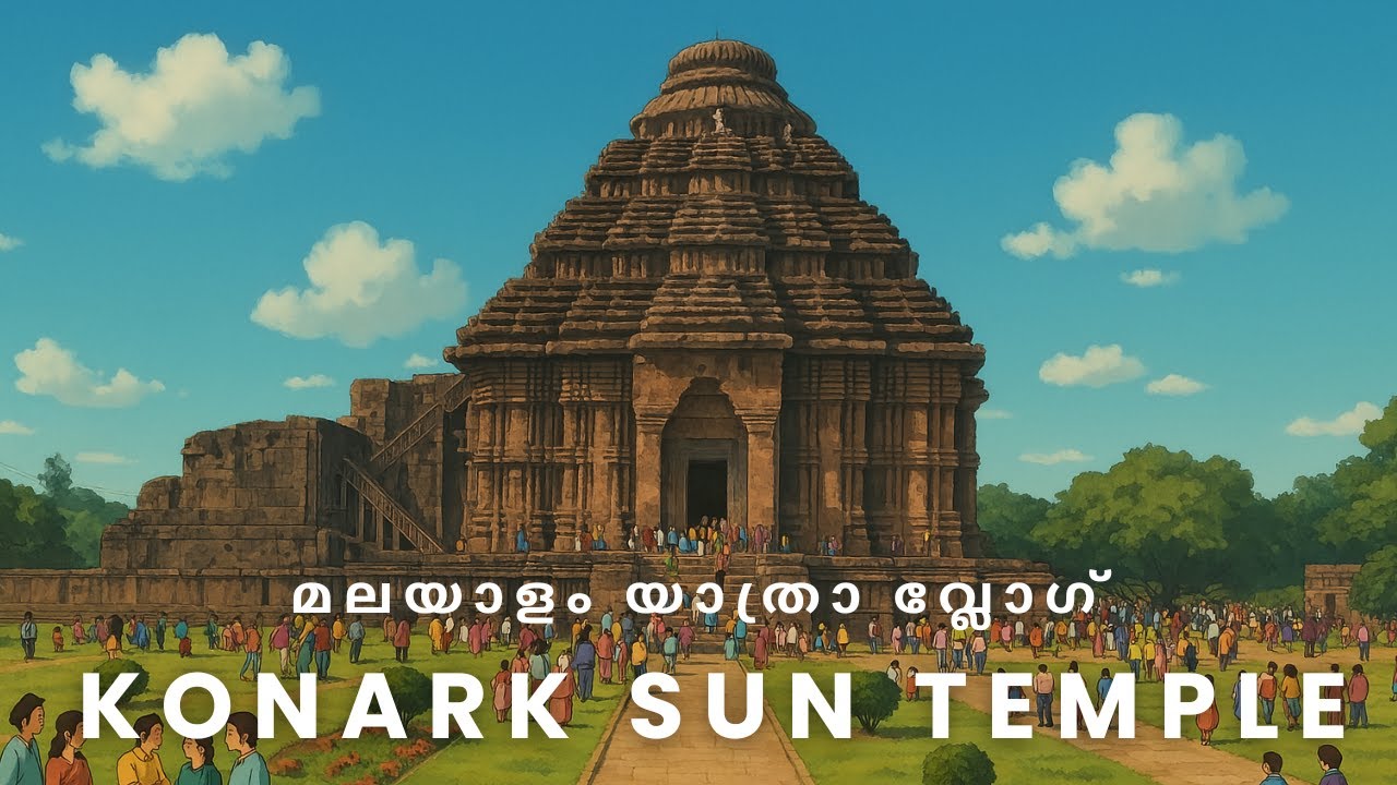 Sun Temple: Exploring the Ancient Architecture | Malayalam Travel Vlog 2025 | Konark, Odisha |
