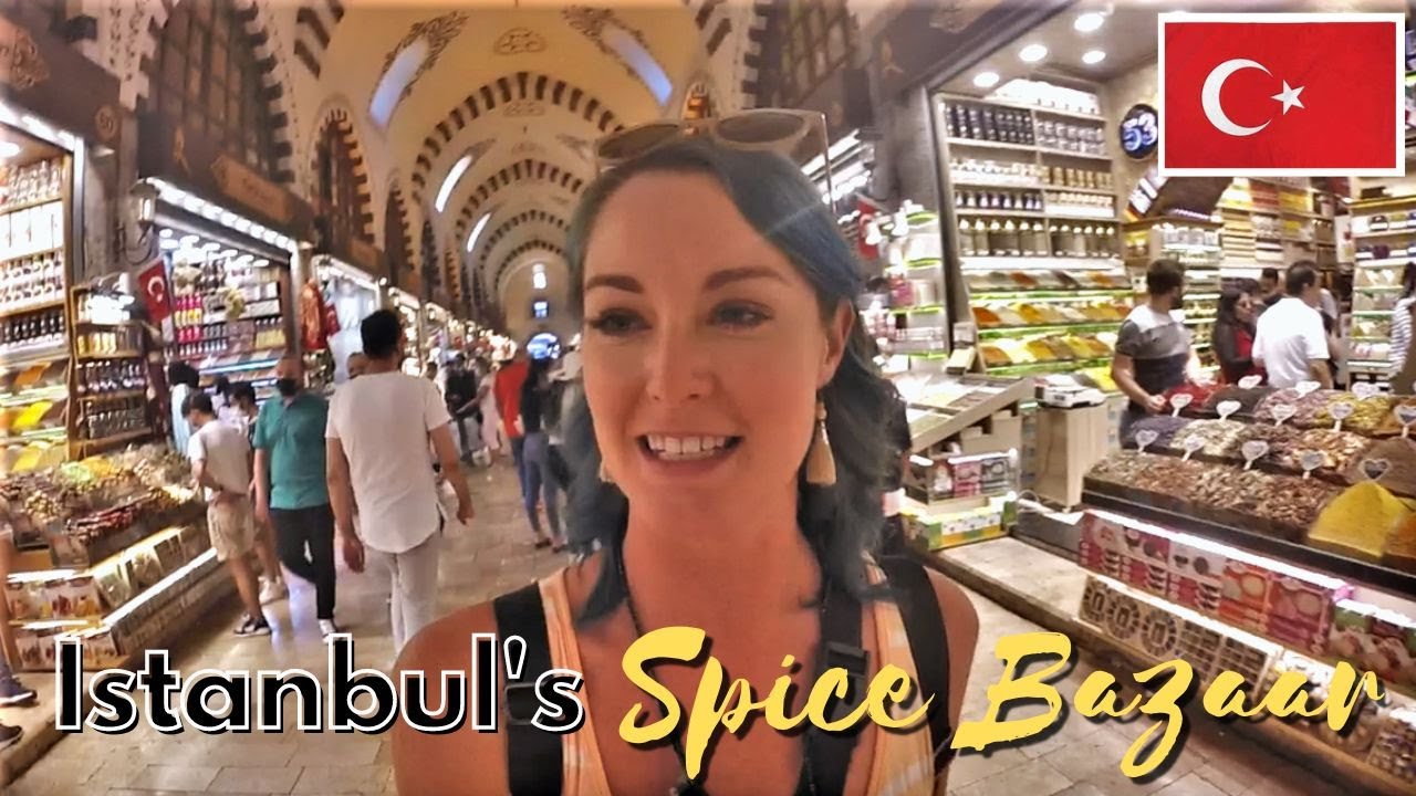 lstanbul's SPICE BAZAAR - Turkish delight, spices, and herbal teas  |   Turkey Travel Vlog