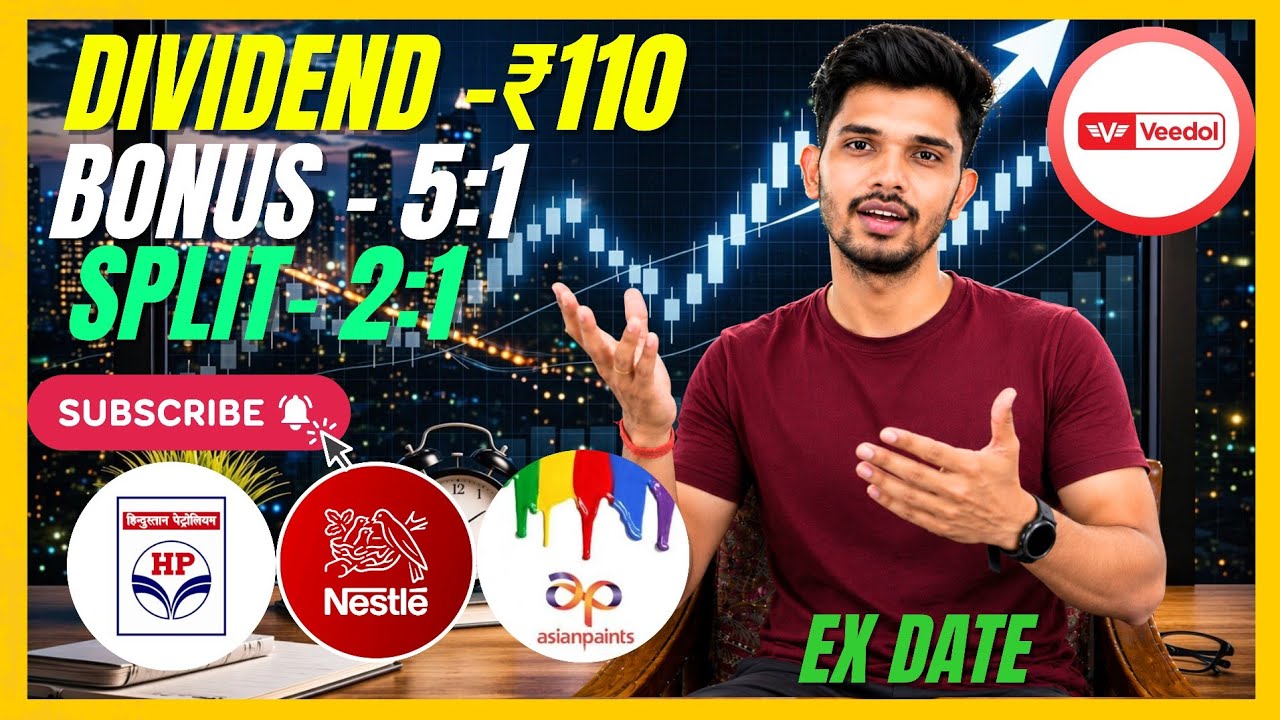 HPCL | Nestle | Asian Paints | Veedol Stocks Declared BIG Dividend+Bonus+Split | Record Date