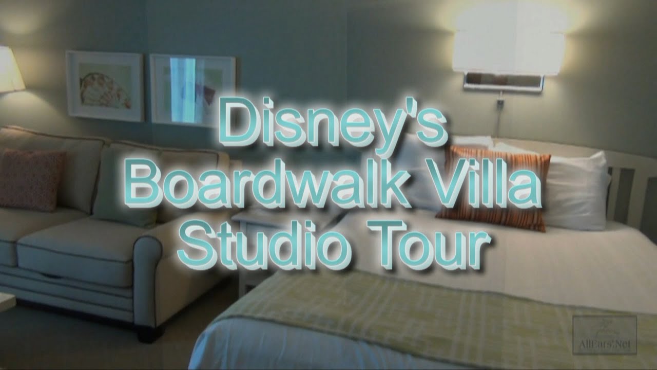 Disney's Boardwalk Villa Studio Tour Disney Vacation Club
