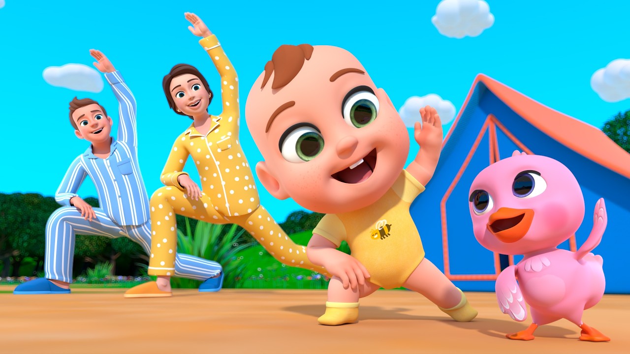 Morning Routine Song | Baby Camping Experience + More Nursery Rhymes by Lalafun