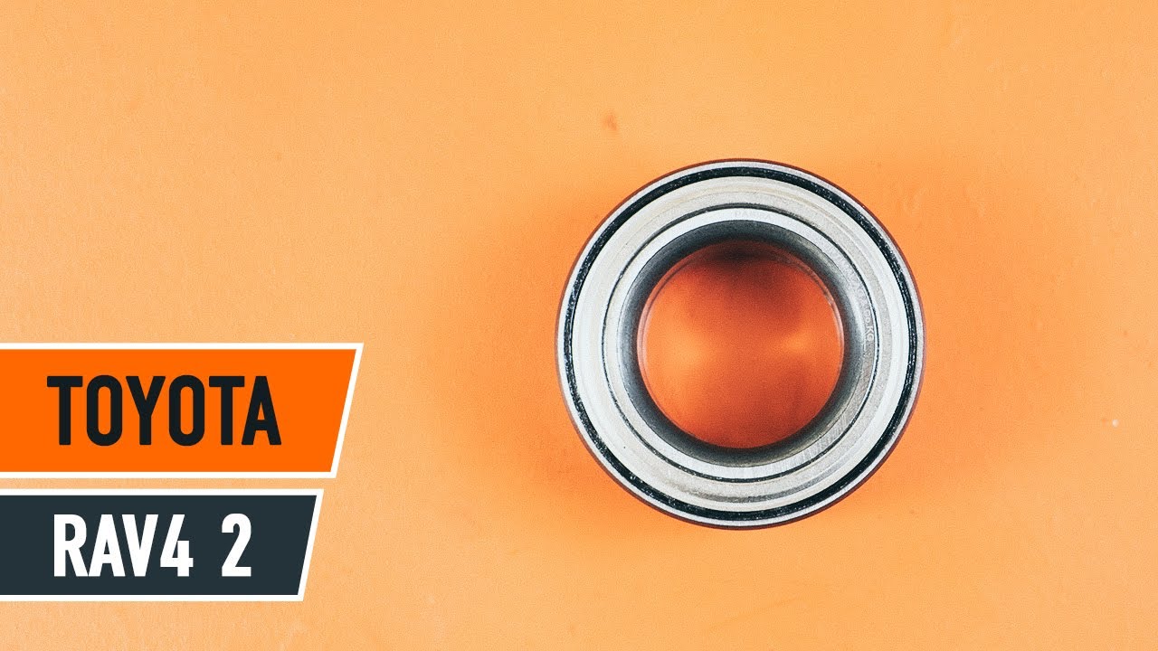 Como substituir rolamentos de rodas dianteiros no TOYOTA RAV4  [TUTORIAL]