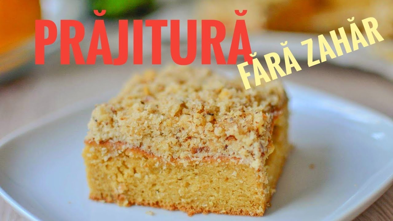 PRĂJITURĂ FĂRĂ ZAHĂR (cu glazură de cocos și nucă) || Dulcinele 🌱