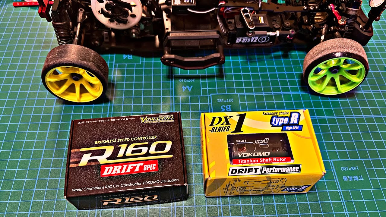 ESC YOKOMO  R160 DRIFT SPEC | MOTOR  13.5T DX1 TYPE R | RC DRIFT