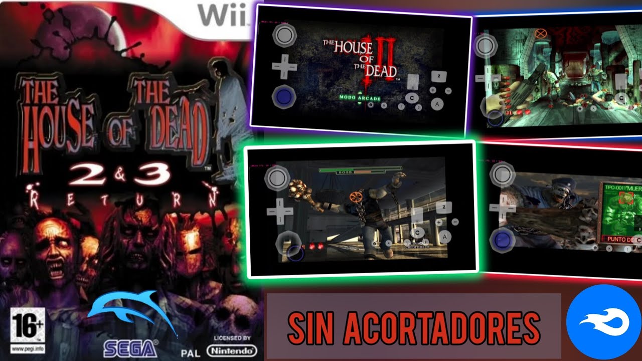 House Of The Dead 3 Para Android | GamePlay | (Dolphin - NWii)