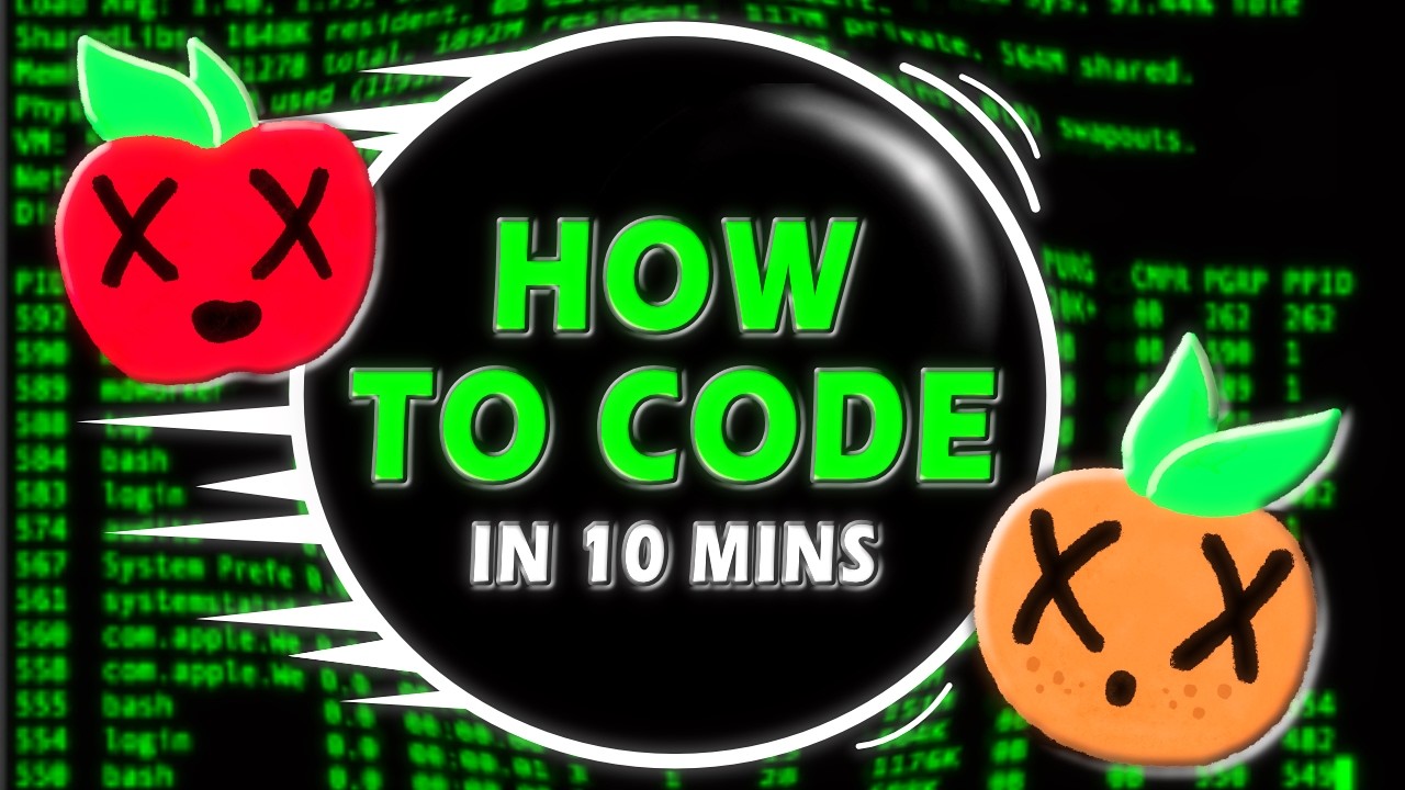 I'll teach you to Code, give me 10 minutes